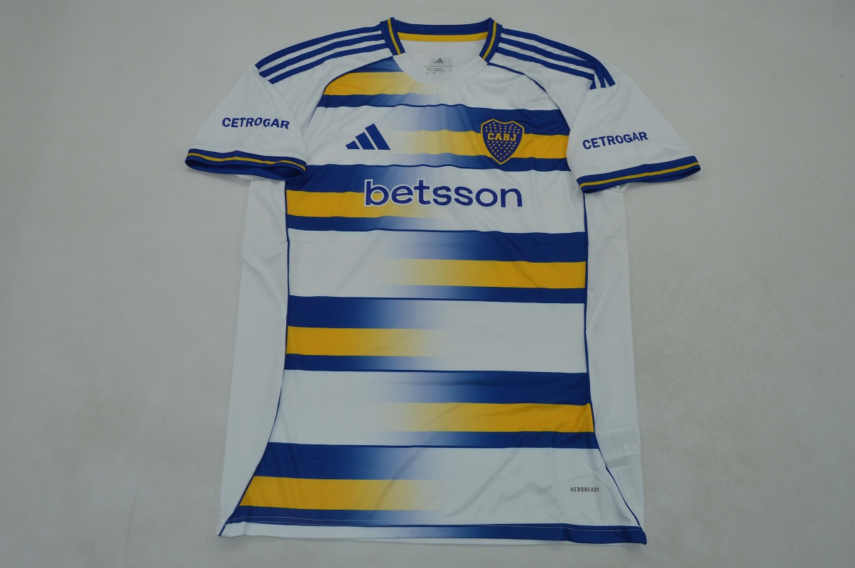 AAA Quality Boca Juniors 26/27 Third White/Blue/Yellow Jersey